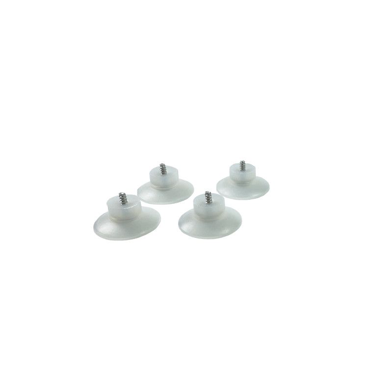 Suction feet, set of 4, with screws