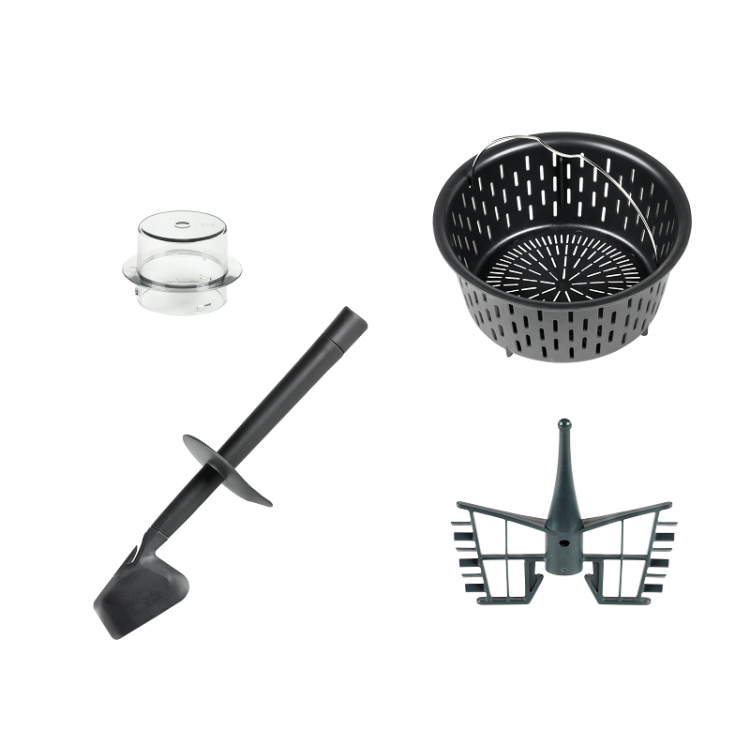 Kit d'accessoires (Gobelet doseur, Panier de cuisson, Batteur, Spatule)