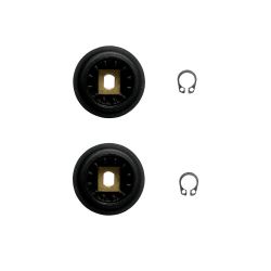 Blade socket with snap ring, set of 2